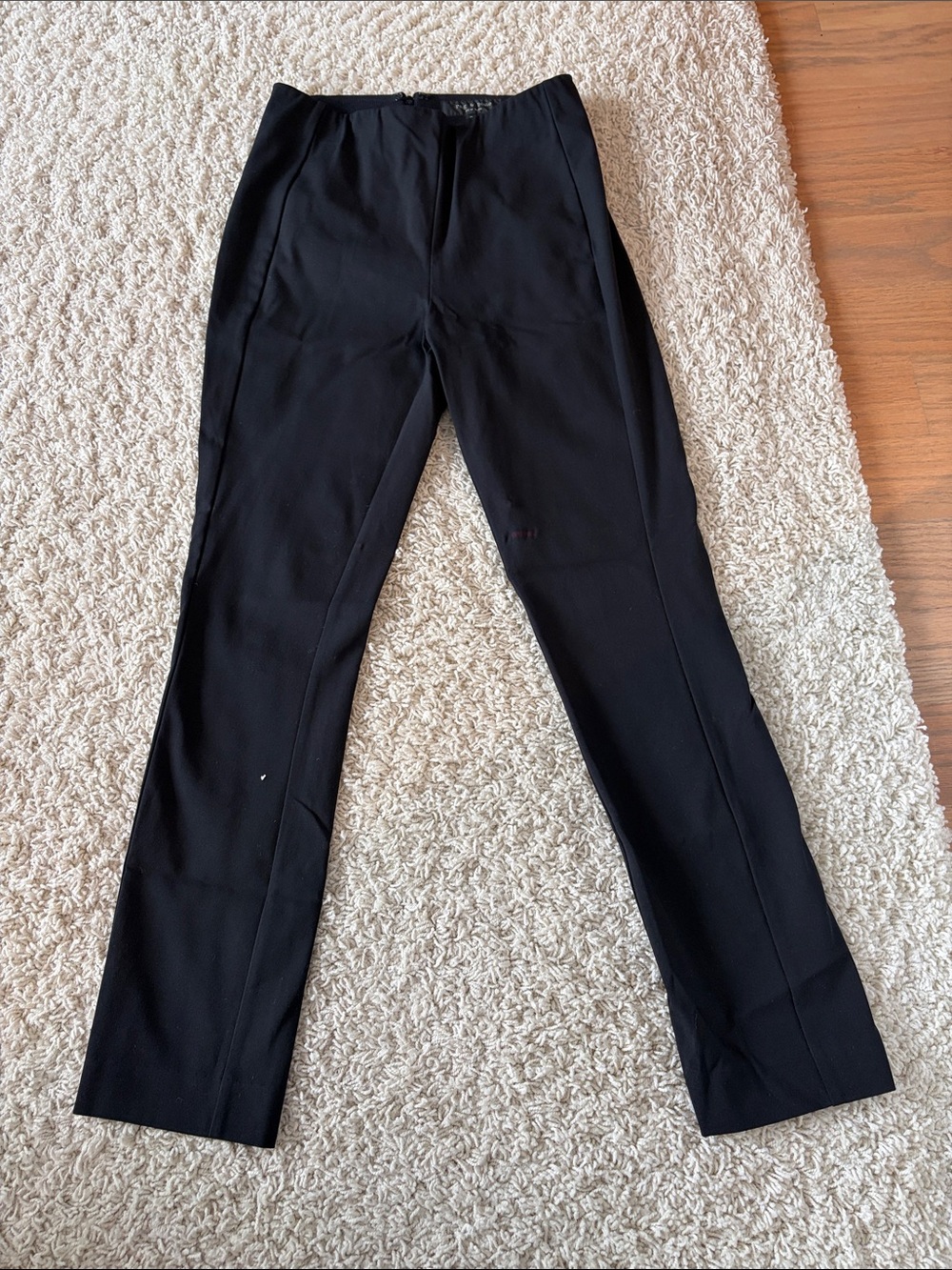 rag & bone Black Tailored Straight-Leg Pants